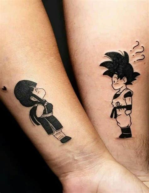 Tatuajes en pareja de dragon ball